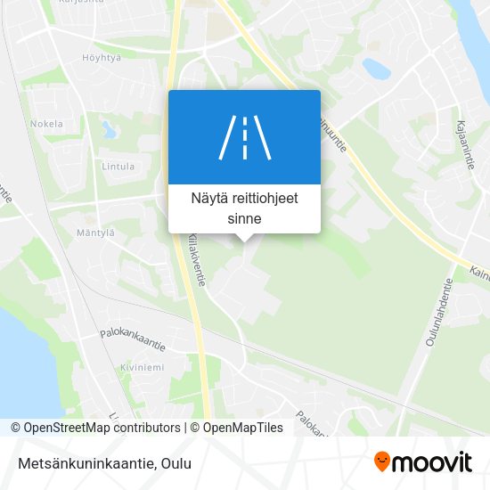 Metsänkuninkaantie kartta
