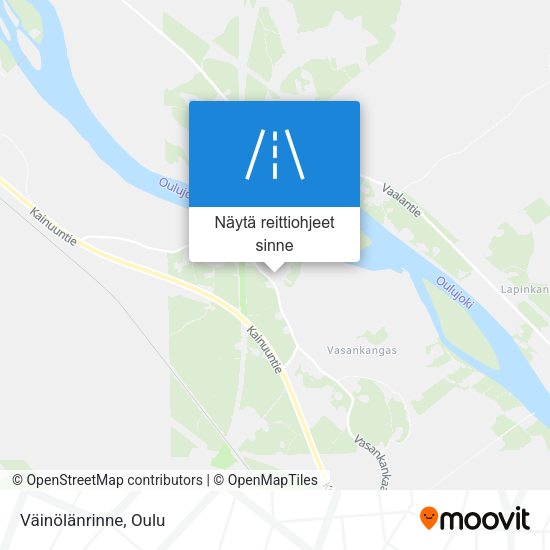Väinölänrinne kartta