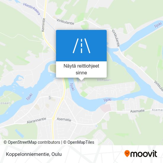 Koppelonniementie kartta