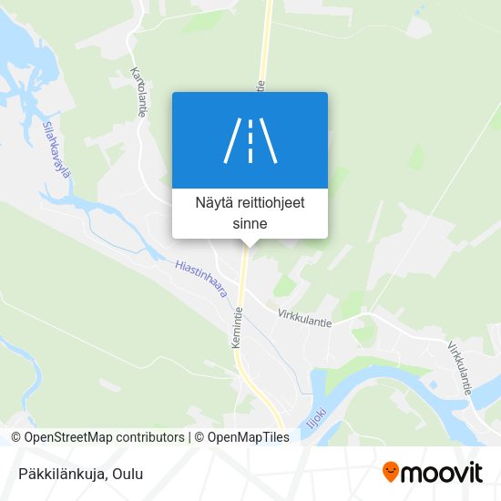 Päkkilänkuja kartta