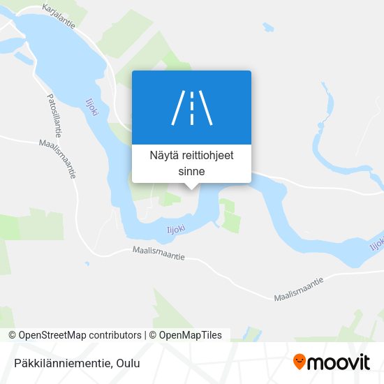 Päkkilänniementie kartta