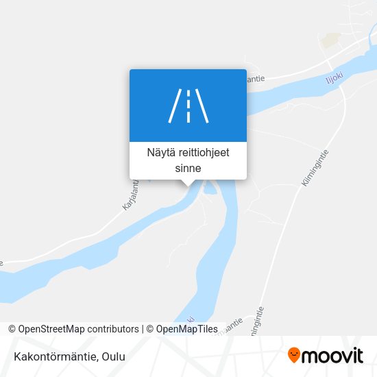 Kakontörmäntie kartta