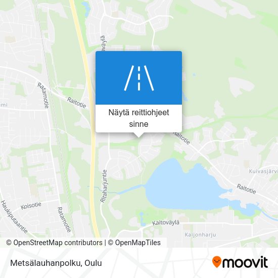 Metsälauhanpolku kartta
