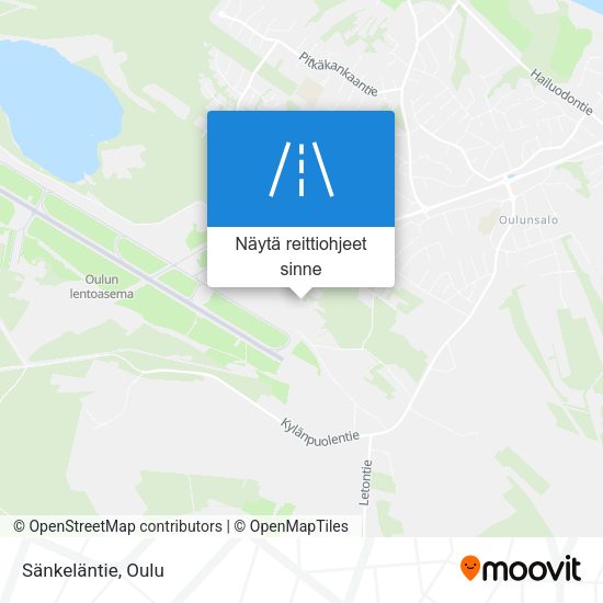 Sänkeläntie kartta