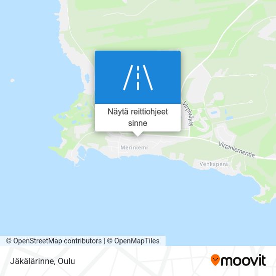 Jäkälärinne kartta