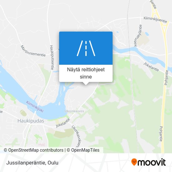 Jussilanperäntie kartta