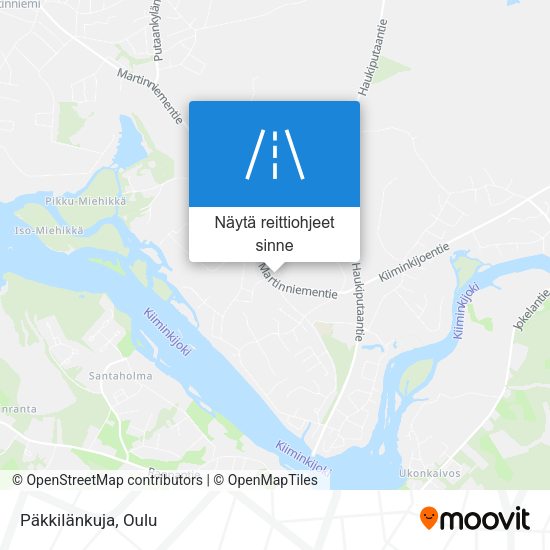 Päkkilänkuja kartta
