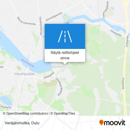 Veräjänmutka kartta