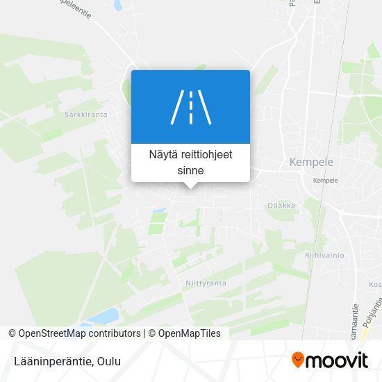 Lääninperäntie kartta