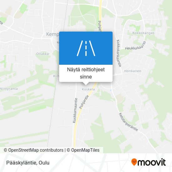 Pääskyläntie kartta