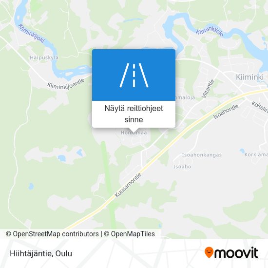 Hiihtäjäntie kartta
