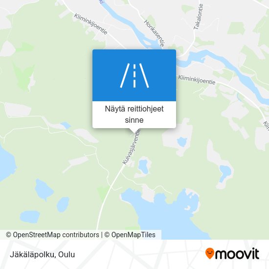 Jäkäläpolku kartta