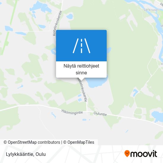 Lylykkääntie kartta