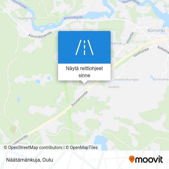 Näätämänkuja kartta