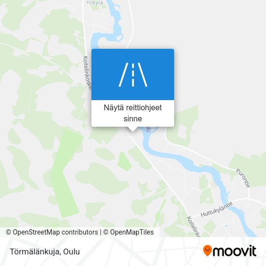 Törmälänkuja kartta