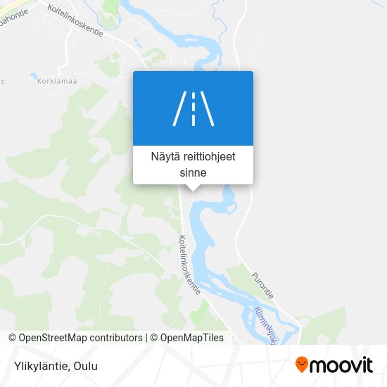 Ylikyläntie kartta