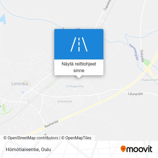 Hömötiaisentie kartta