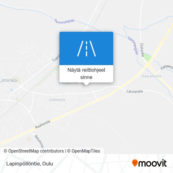 Lapinpöllöntie kartta