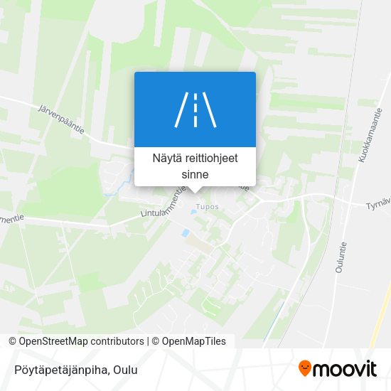 Pöytäpetäjänpiha kartta