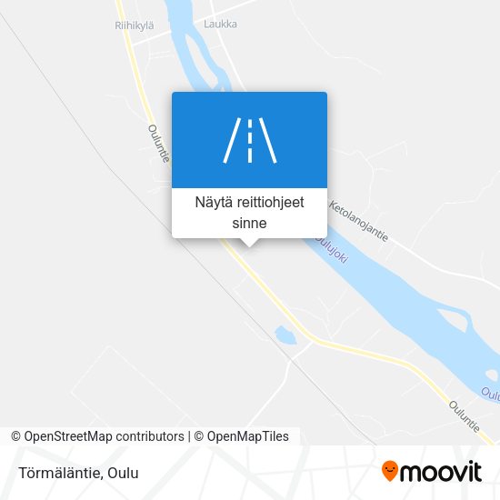 Törmäläntie kartta