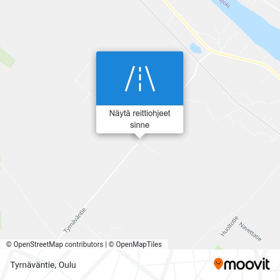 Tyrnäväntie kartta