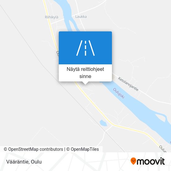 Vääräntie kartta