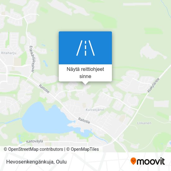 Hevosenkengänkuja kartta