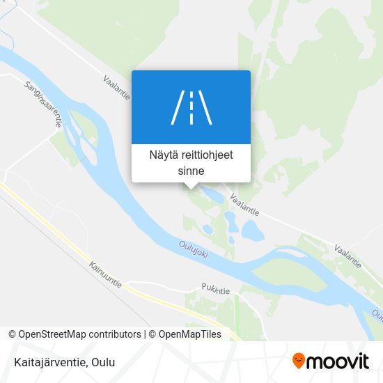 Kaitajärventie kartta