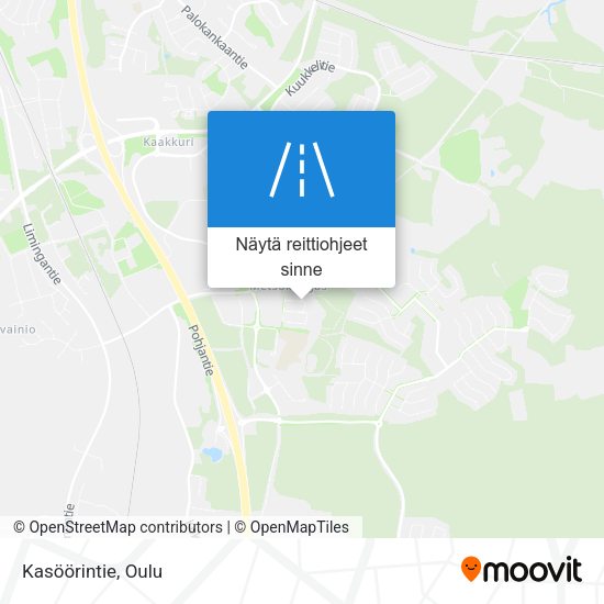 Kasöörintie kartta