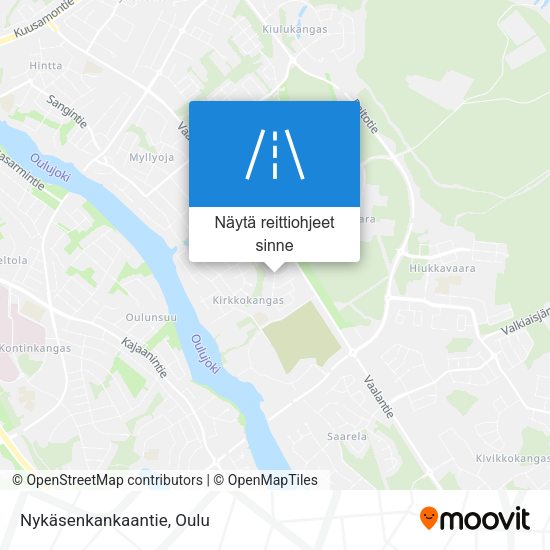 Nykäsenkankaantie kartta