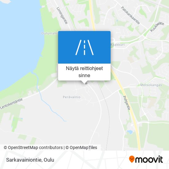 Sarkavainiontie kartta