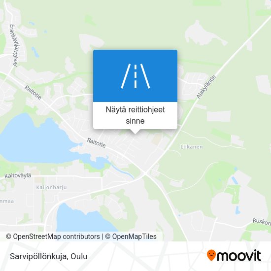 Sarvipöllönkuja kartta