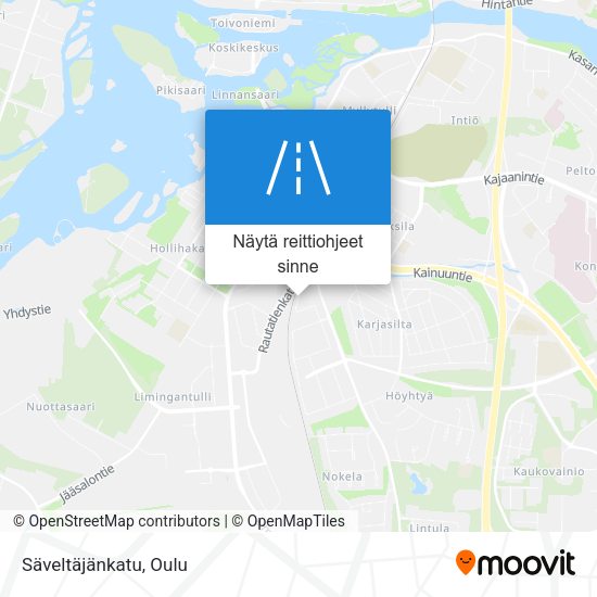Säveltäjänkatu kartta