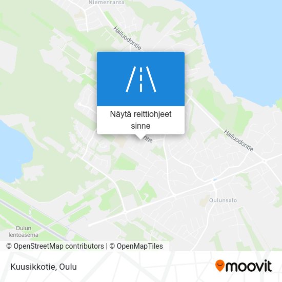 Kuusikkotie kartta