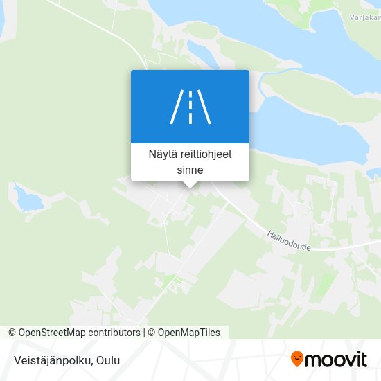 Veistäjänpolku kartta