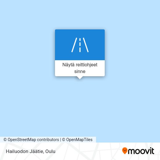 Hailuodon Jäätie kartta