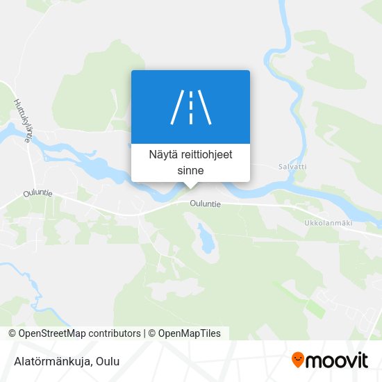 Alatörmänkuja kartta