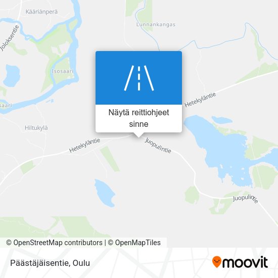 Päästäjäisentie kartta