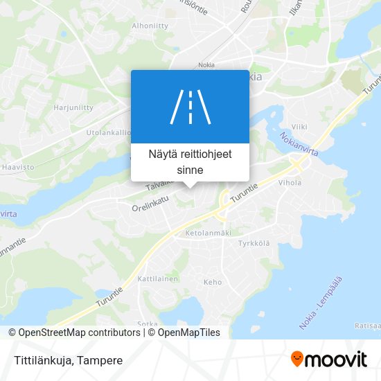 Tittilänkuja kartta