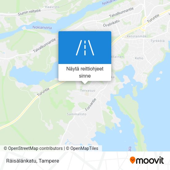 Räisälänkatu kartta