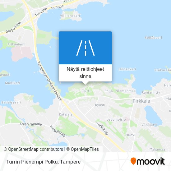 Turrin Pienempi Polku kartta
