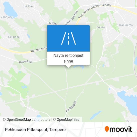 Pehkusuon Pitkospuut kartta
