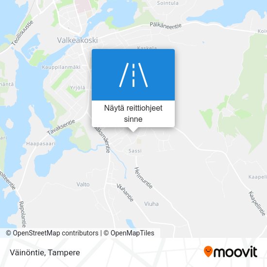 Väinöntie kartta