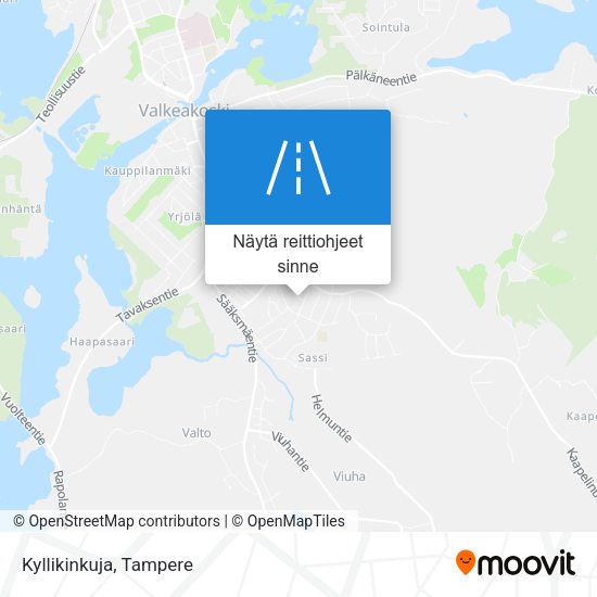 Kyllikinkuja kartta