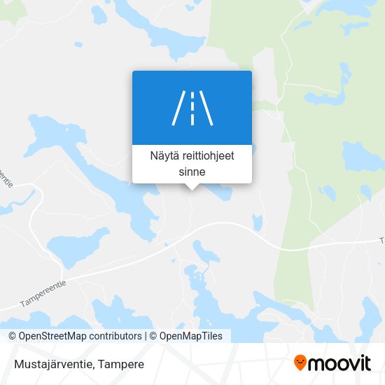 Mustajärventie kartta