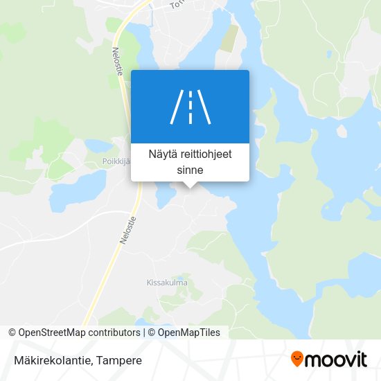 Mäkirekolantie kartta
