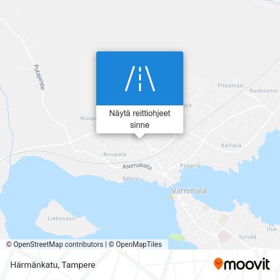 Härmänkatu kartta