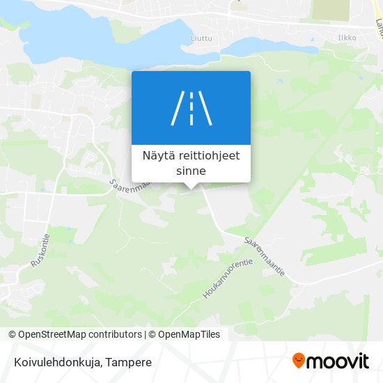 Koivulehdonkuja kartta