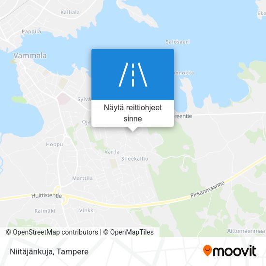 Niitäjänkuja kartta