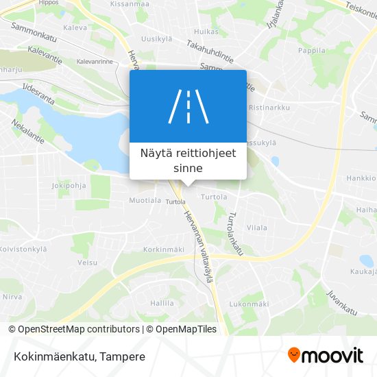 Kokinmäenkatu kartta